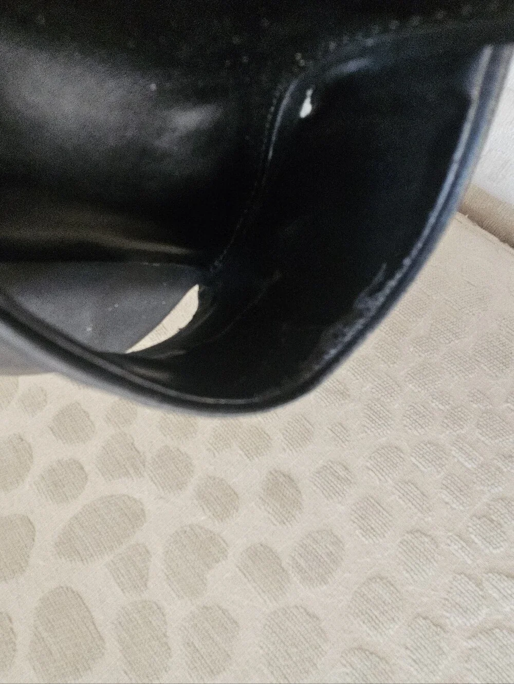 Steve Madden Black Leather Platform Slide Heels